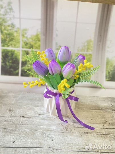 Букет из мыла ручной работы