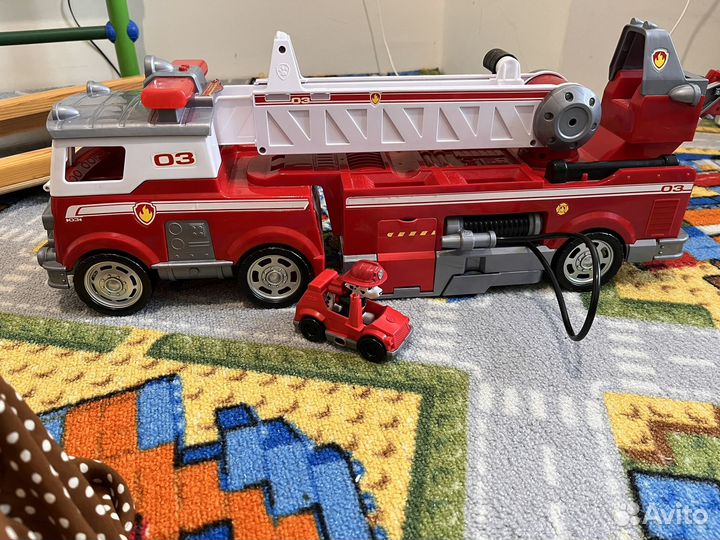 Большая пожарная машина щенячий патруль