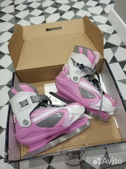 Коньки ледовые раздвижные Roces р. 36-40