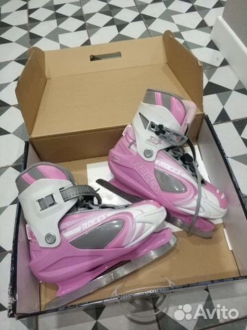 Коньки ледовые раздвижные Roces р. 36-40