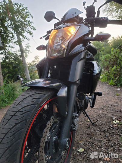 Kawasaki ninja er650n (er6n) 2013 красно-черный