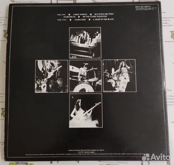 Rainbow 1976 Rising UK LP vinyl