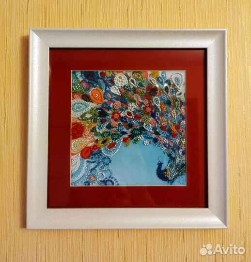 Картина бисером ручной работы
