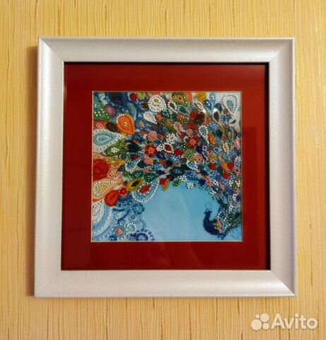 Картина бисером ручной работы