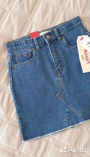 Джинсовая юбка для девочки Levi's новая 140 см