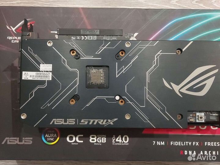 Asus ROG strix RX 5500 XT 8GB Rog strix gaming