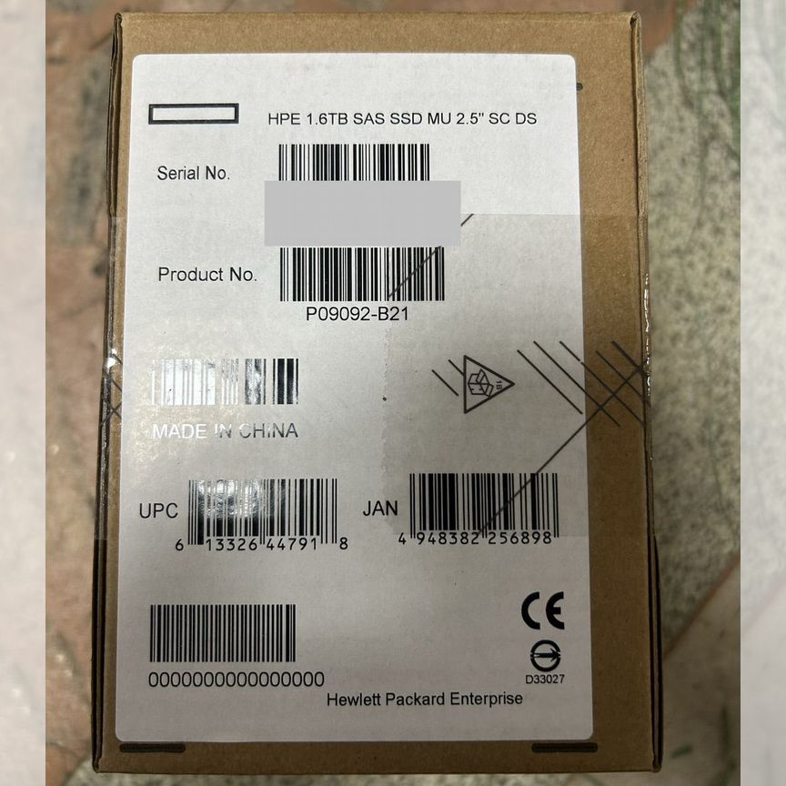 [P09092-B21] Жесткий Диск Hp Ssd 1.6tbp09924-001