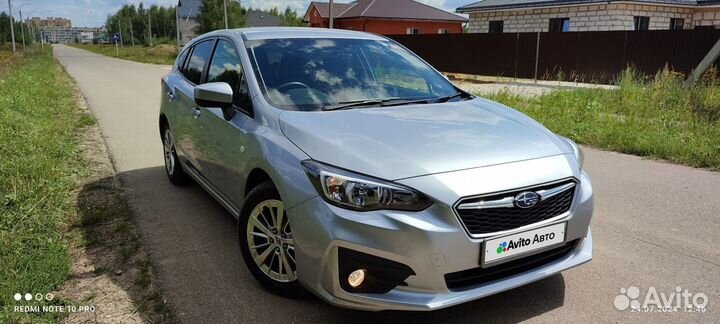 Subaru Impreza 1.6 CVT, 2018, 80 000 км