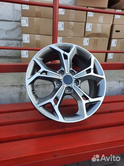 Литой диск R17 5*114.3 ET48.5 d67.1 Grey-FP