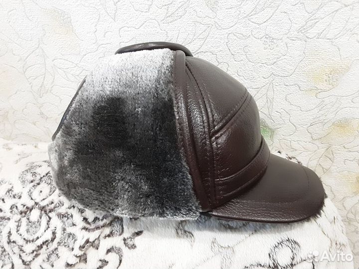 Мужская зимняя шапка ушанка