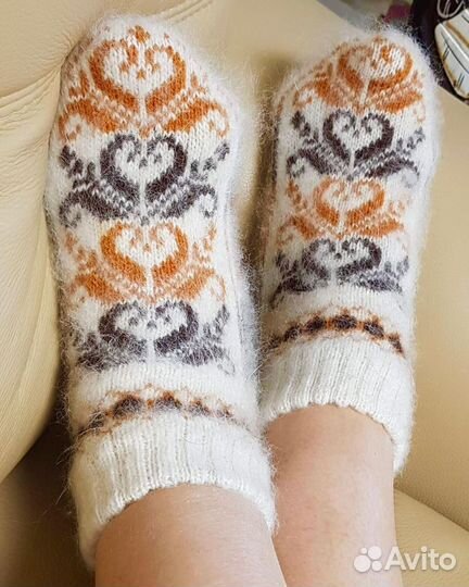 Варежки и носки пуховые