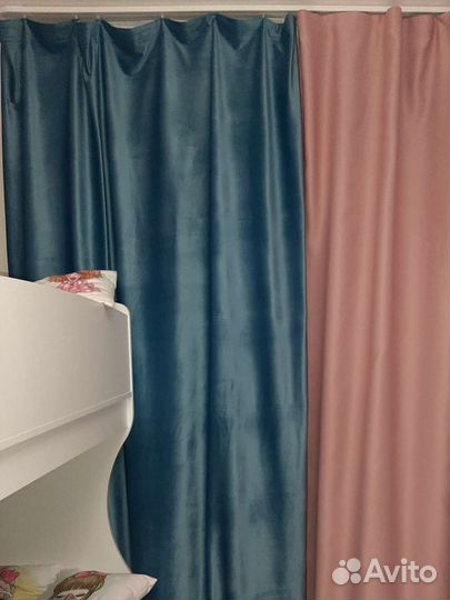 Шторы готовые новые бархат высота 260см