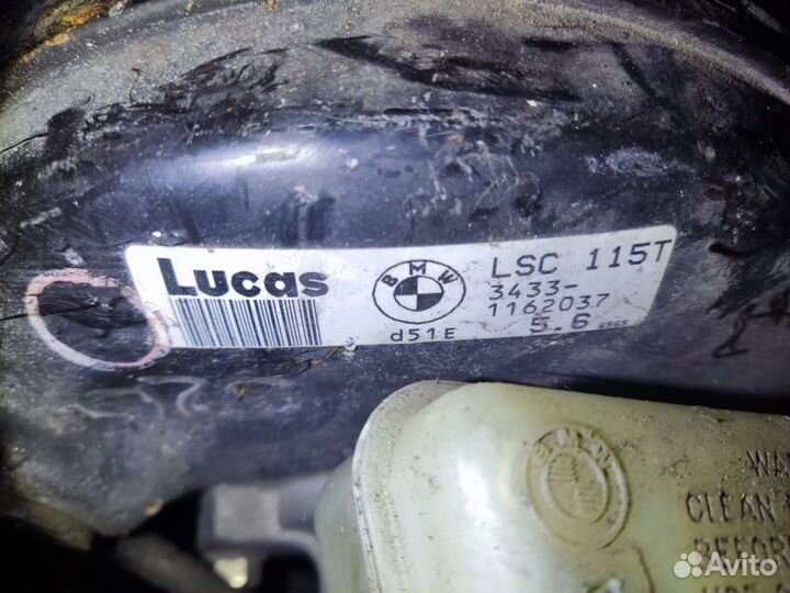 BMW E34 двойной вакуумный усилитель тормозов