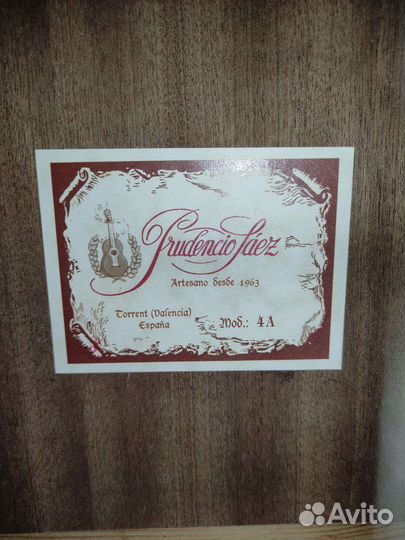 Испанская классическая гитара Prudencio Saez 4A