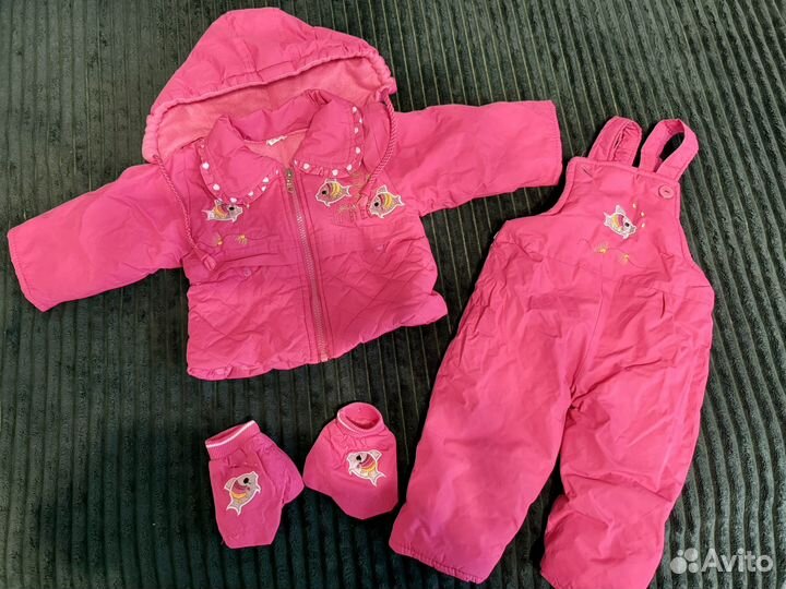 Одежда пакетом для ребенка размер 68,74,80