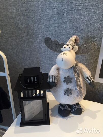 Новогодний олень интерьерный