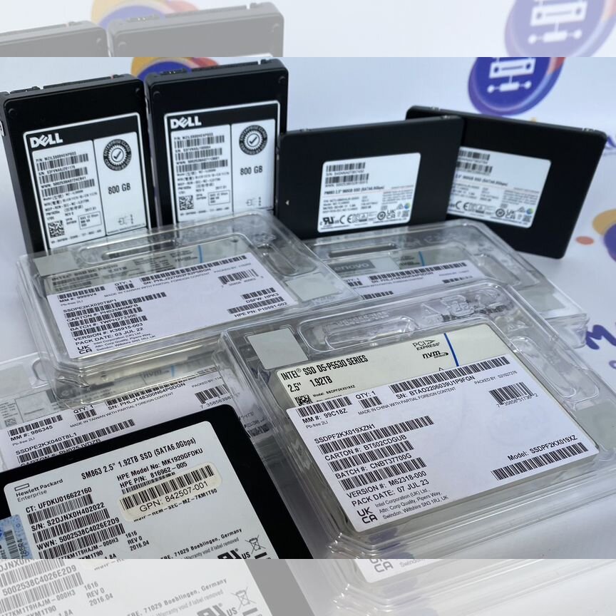 Серверные Новые Ssd Intel 1.92tb 3.84tb 4tb
