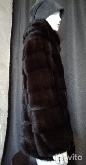 Шуба норковая поперечка