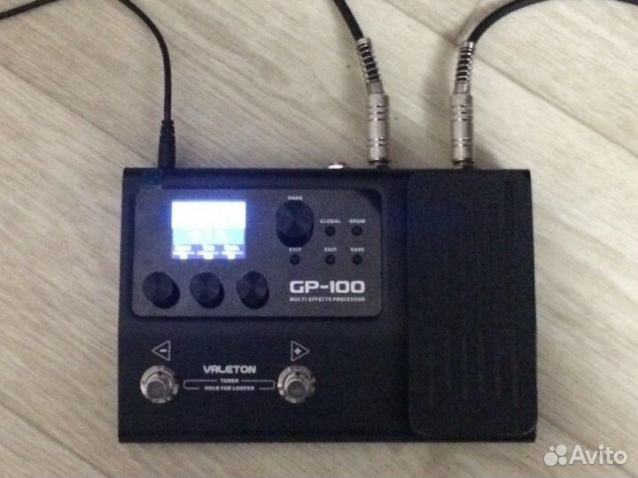 Гитарный процессор valeton gp 100