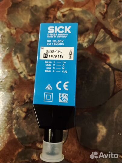 Датчик люминесцентных меток sick lut3