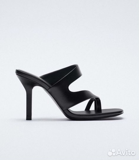 Босоножки туфли мюли сабо Zara новые кожа