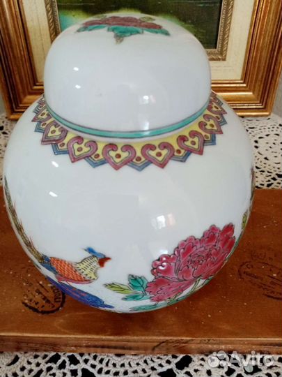 Ваза- чайница в китайском стиле. Винтаж