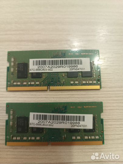 Оперативная память ddr4 8gb 2666 sodimm