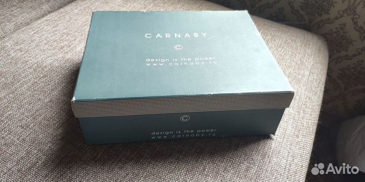 Натуральная кожа ботильоны Carnaby