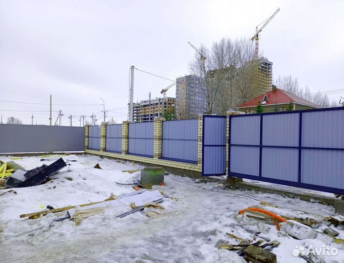 Заборы из профнастила под ключ