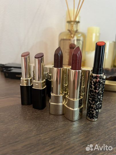 Dolce gabbana помада, кремовые тени intenseyes