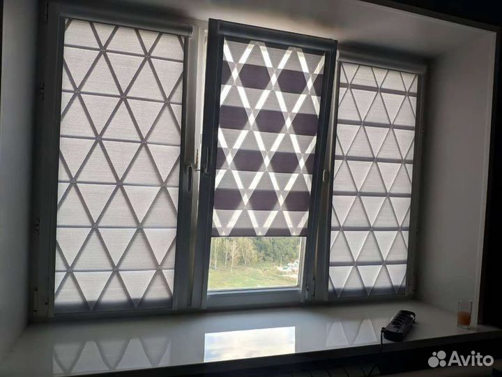 Рулонные шторы 3D Жалюзи