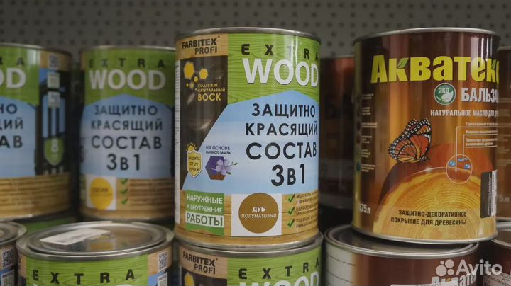 Состав Farbitex защитно-красящий 3в1 дуб, 0.8 л