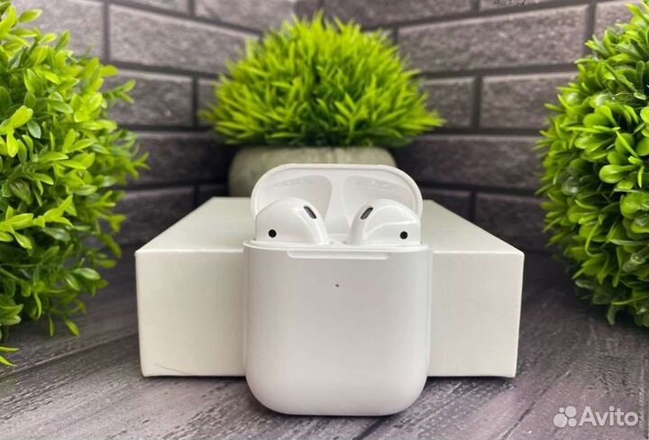 AirPods 2 (Premium Airoha) + чехол