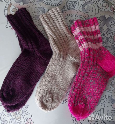 Шерстяные носки