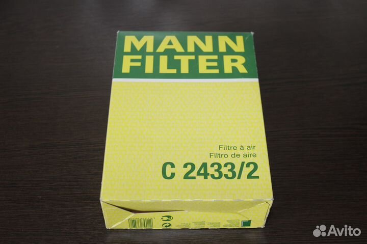 Фильтр воздушный Mann C 2433/2