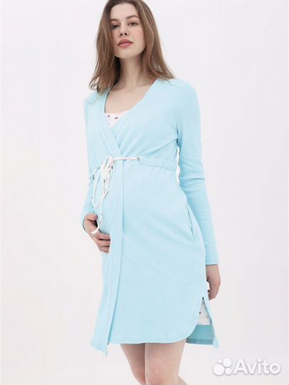 Ночнушка и халат для беременных и кормящих