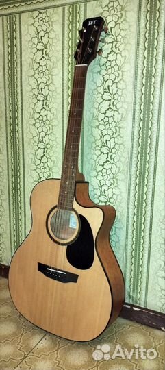 Гитара JET Model JGA-255 OP, чехол каподастр тюнер