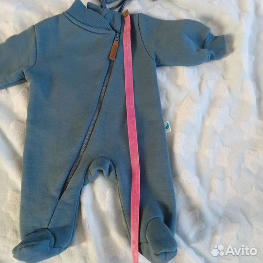 Комбинезон из футера 56 см