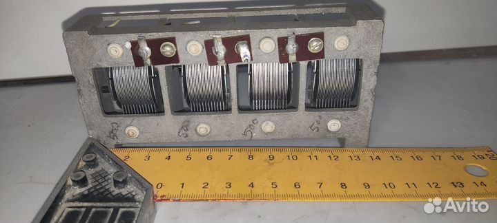 Конденсатор переменной ёмкости 4-х секционный