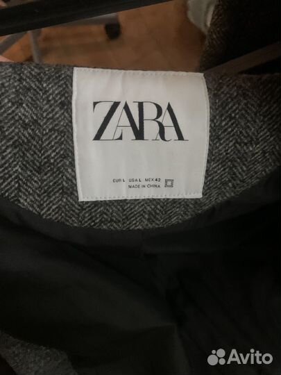 Пальто мужское zara