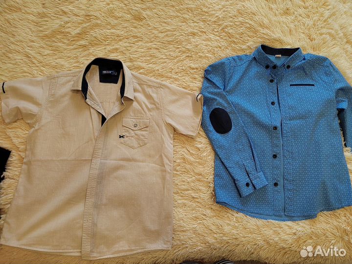 Рубашка для мальчика 10 лет (146р)