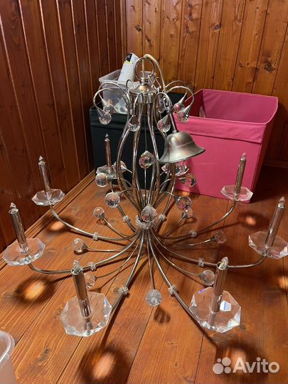 Люстра orion lu2366/8 с кристаллами swarovski