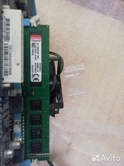 Материнская плата 1155 с процессором i3 3220+ 8gb