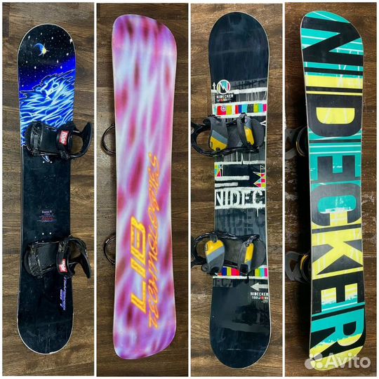 Сноуборды с креплениями 159-160