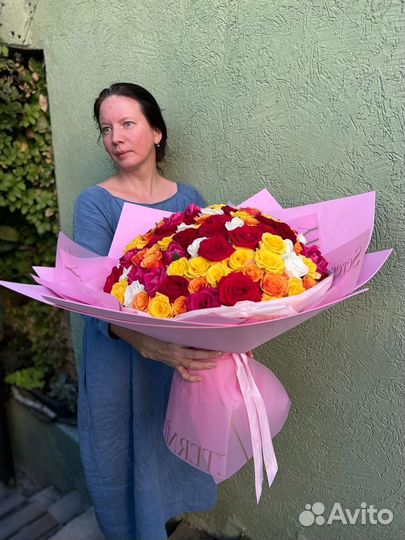 101 роза микс