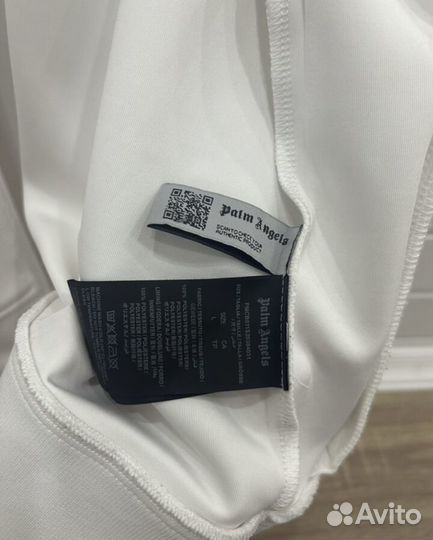 Олимпийка palm angels белая