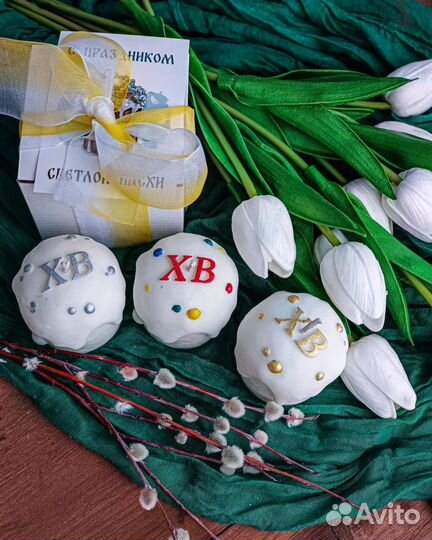 Пасхальный декор: Свеча интерьерная 