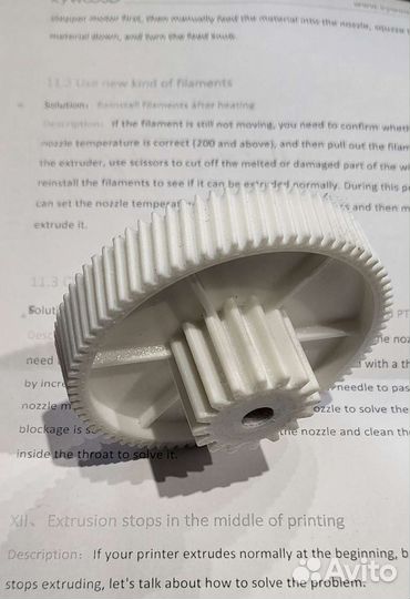 Шестерня для мясорубки polaris