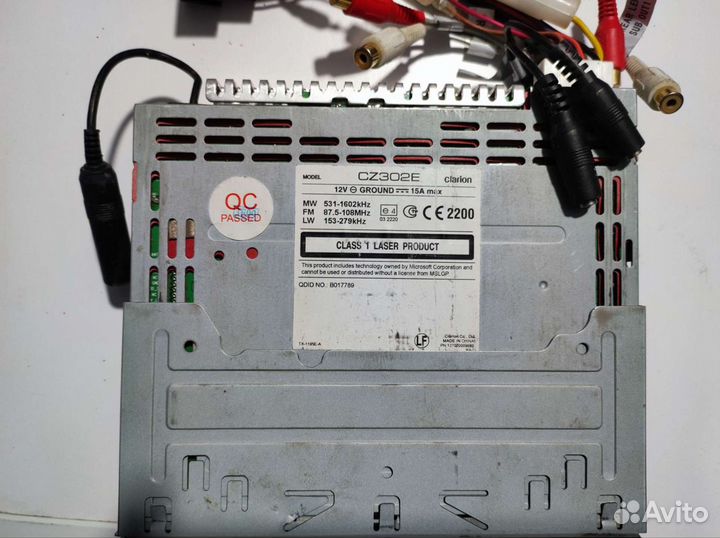 Магнитола clarion на запчасти