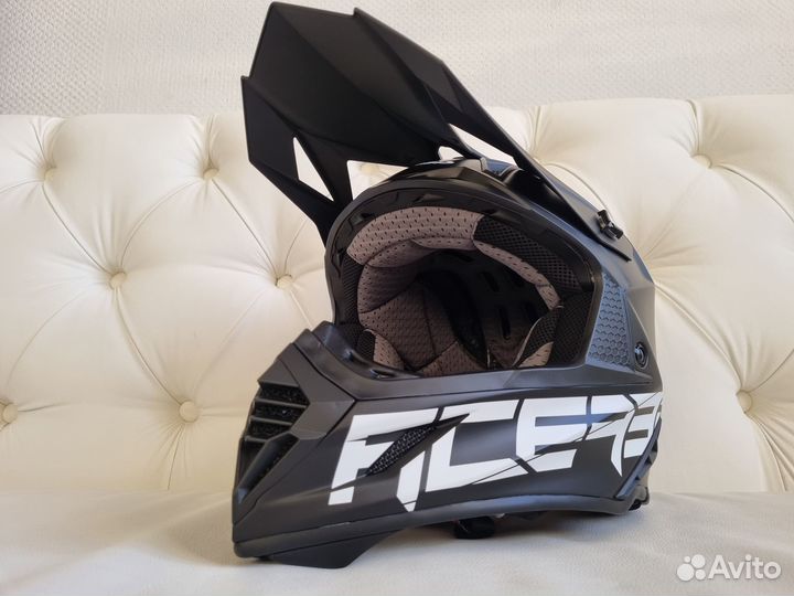Шлем кроссовый Acerbis X-track 22-06 Black v2